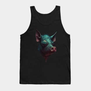 Industrial Swine - The Steampunk Pig Animal Tank Top